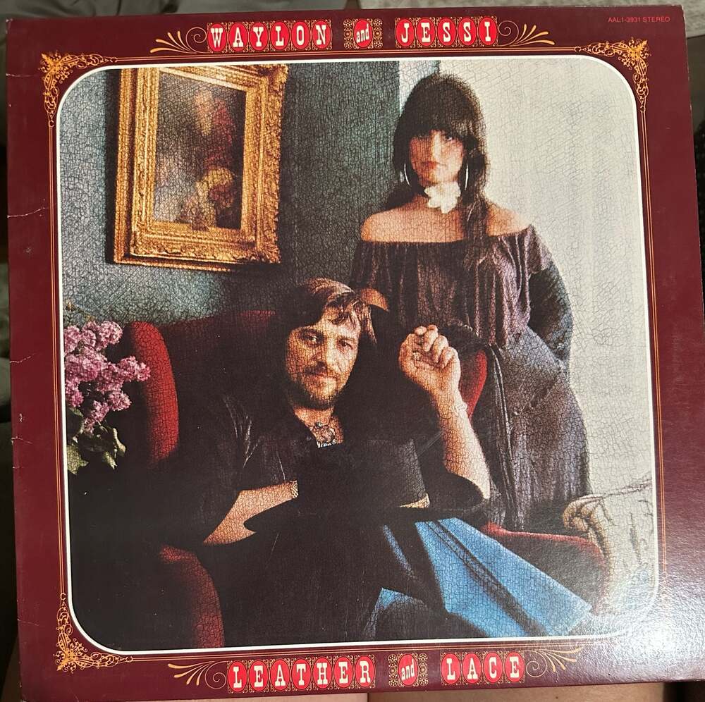 Waylon and Jessi - Leather and Lace Vinyl LP Album